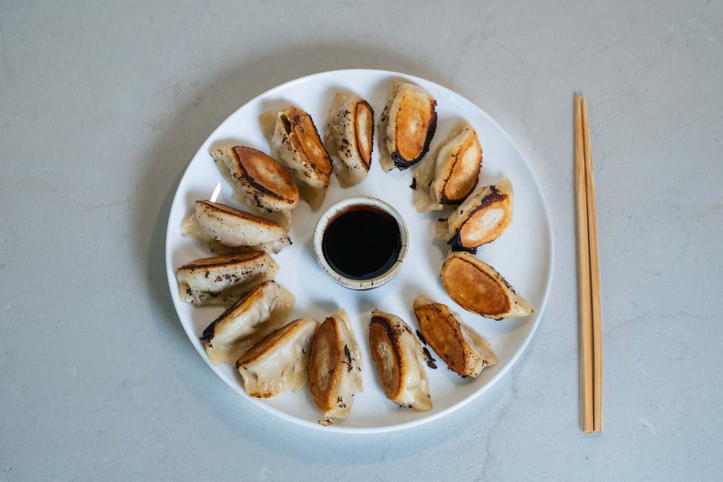 Jimmy's Dzin Gao (煎餃) dumplings